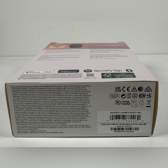 Bose QuietComfort Bluetooth Over the Ear Headphones - Petal Pink - New & Sealed - Picture 3 of 3